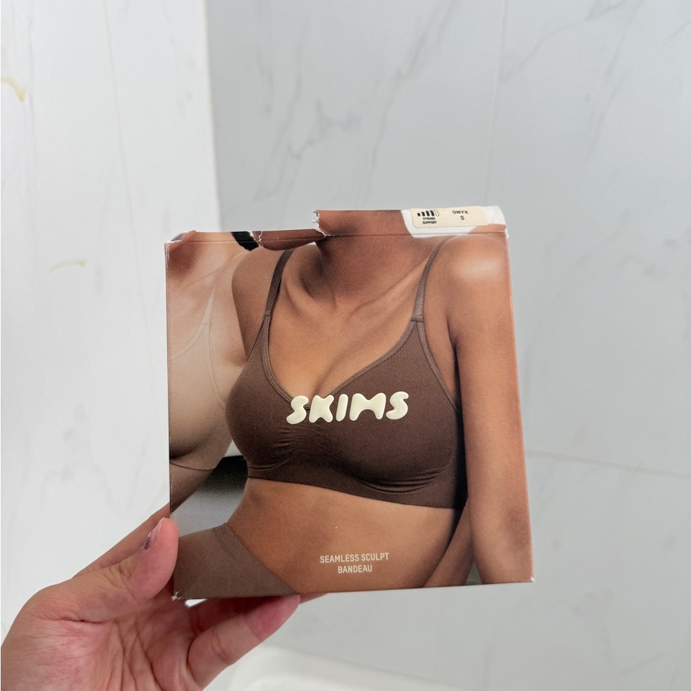 SKIMS Chocolate Sculpting Bandeau